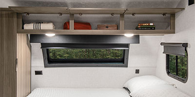 2024 Venture RV Sonic Lite SL160VFB Travel Trailer Bedroom Cabinets