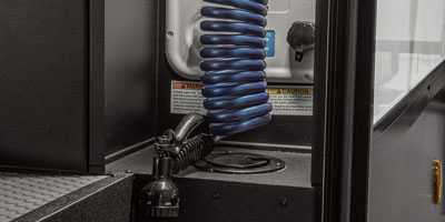 2026 Venture RV SportTrek STF303VIK Fifth Wheel Exterior Tank Control Center