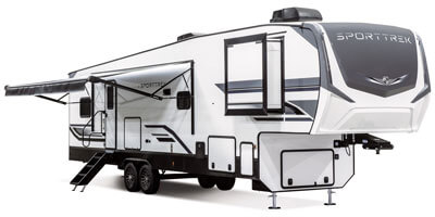2026 Venture RV SportTrek STF312VTB Fifth Wheel Exterior Awning