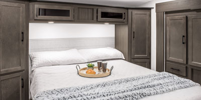 2026 Venture RV SportTrek STF312VTB Fifth Wheel Bedroom