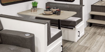 2026 Venture RV SportTrek STF312VTB Fifth Wheel Dinette 1