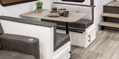 2026 Venture RV SportTrek STF312VTB Fifth Wheel Dinette 2