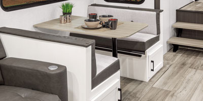 2026 Venture RV SportTrek STF312VTB Fifth Wheel Dinette 3