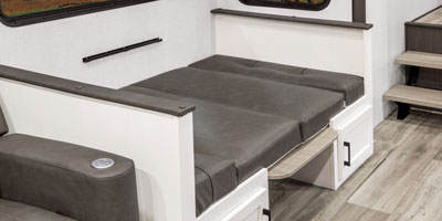 2026 Venture RV SportTrek STF312VTB Fifth Wheel Dinette Bed