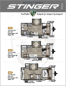2026 Venture RV SportTrek Stinger Travel Trailers Flyer