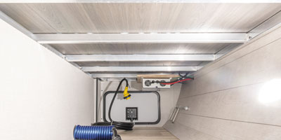 2026 Venture RV SportTrek Stinger STS222VUD Travel Trailer Exterior Pass Through Storage