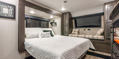 2025 Venture RV SportTrek Touring Edition STTF353VIK Fifth Wheel Bedroom Slide