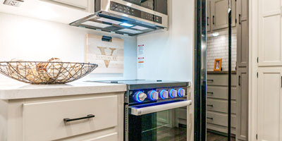 2025 Venture RV SportTrek Touring Edition STTF353VIK Fifth Wheel Kitchen Vertical