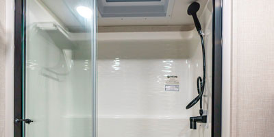 2025 Venture RV SportTrek Touring Edition STTF353VRK Fifth Wheel Bathroom Shower