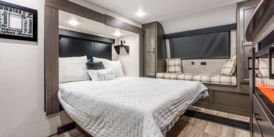 2025 Venture RV SportTrek Touring Edition STTF363VFR Fifth Wheel Bedroom