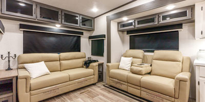 2025 Venture RV SportTrek Touring Edition STTF363VFR Fifth Wheel Sofas