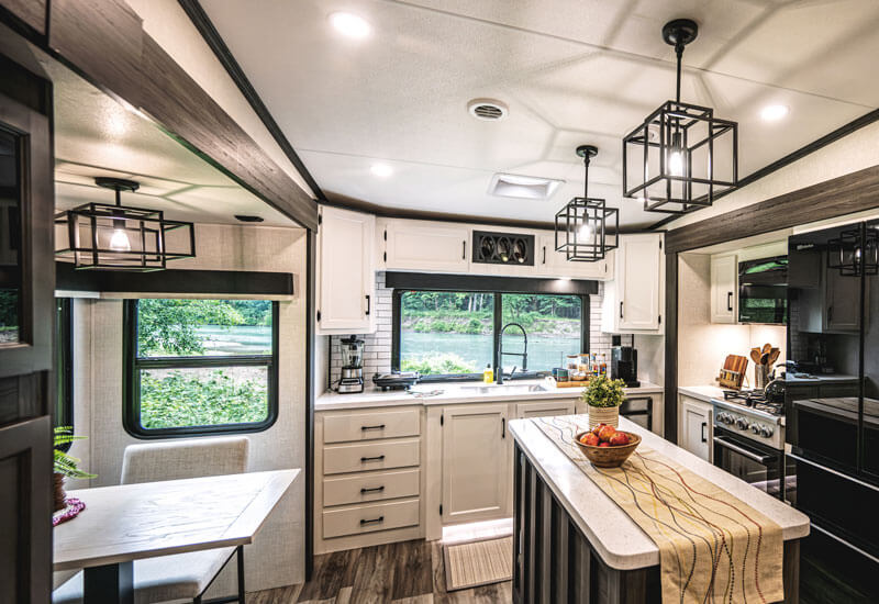 2026 Venture RV SportTrek Touring Edition STTF353VRK Fifth Wheel Interior LED Lighting