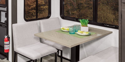 2026 Venture RV SportTrek Touring Edition STTF353VIK Fifth Wheel Kitchen Dinette