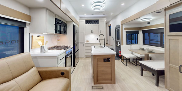 2027 Venture RV SportTrek Touring Edition STTF353VIK Fifth Wheel Interior 360