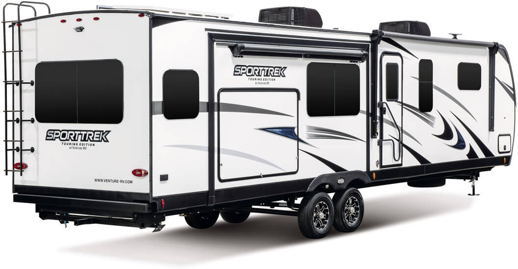 2024 Venture RV SportTrek Touring Edition STT343VIK Travel Trailer Laminated Rear Wall