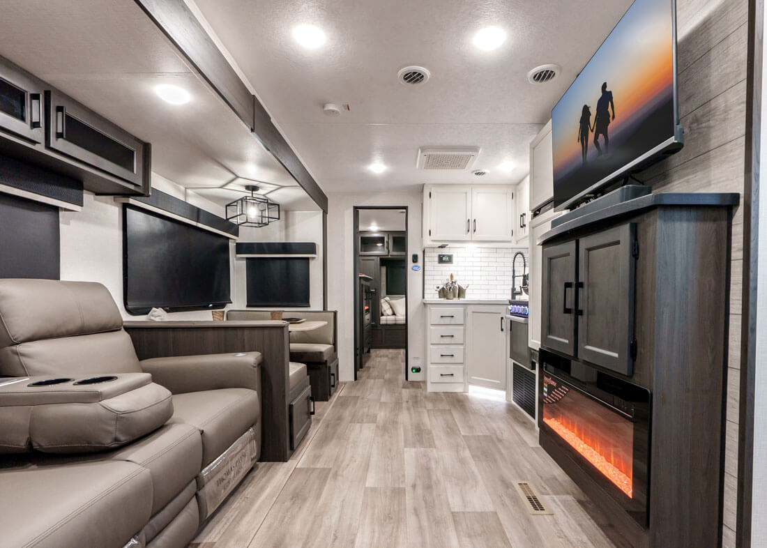 2025 Venture RV SportTrek Touring Edition STT292VRB Travel Trailer Living Room