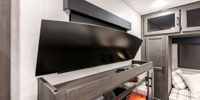 2025 Venture RV SportTrek Touring Edition STT292VRB Travel Trailer Hidden Storage Feature 2