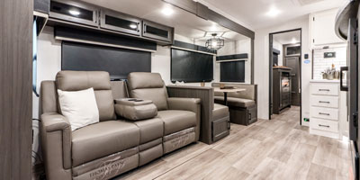 2025 Venture RV SportTrek Touring Edition STT292VRB Travel Trailer Theater Seats, Dinette Slide, Living Room