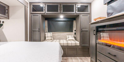 2025 Venture RV SportTrek Touring Edition STT343VIK Travel Trailer Bedroom Seat