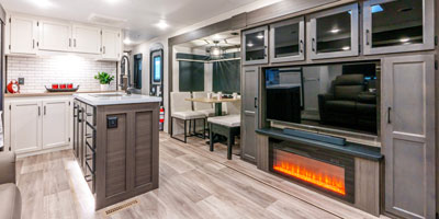 2025 Venture RV SportTrek Touring Edition STT343VIK Travel Trailer Living Room 2