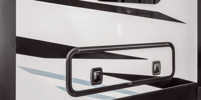 2026 Venture RV SportTrek Touring Edition STT272VRK Travel Trailer Exterior Storage Closed