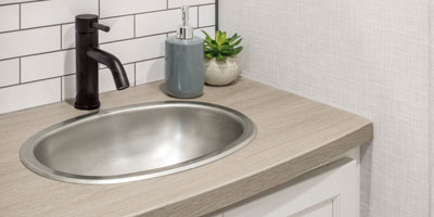 2026 Venture RV SportTrek Touring Edition STT333VMI Travel Trailer Bathroom Vanity