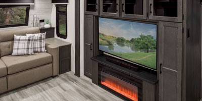 2026 Venture RV SportTrek Touring Edition STT333VMI Travel Trailer Entertainment Center