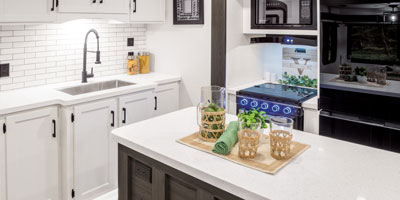 2026 Venture RV SportTrek Touring Edition STT333VMI Travel Trailer Kitchen