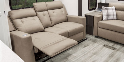 2026 Venture RV SportTrek Touring Edition STT333VMI Travel Trailer Living Room Theater Seats 3