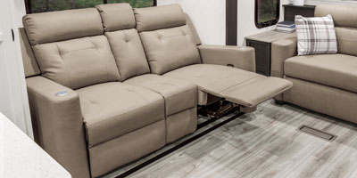 2026 Venture RV SportTrek Touring Edition STT333VMI Travel Trailer Living Room Theater Seats 4