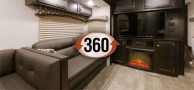 2019 Venture RV SportTrek ST322VBH Travel Trailer Interior 360