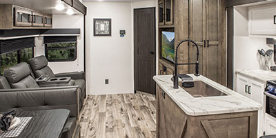2023 Venture RV SportTrek ST327VIK Travel Trailer Living Room