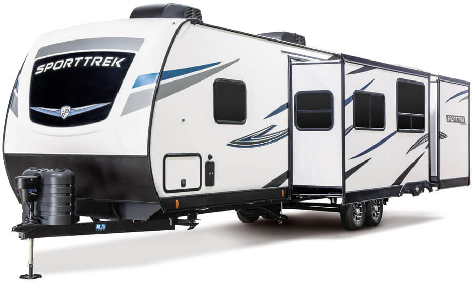 2024 Venture RV SportTrek ST333VIK Travel Trailer Fiberglass Slideout Endwalls