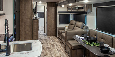 2024 Venture RV SportTrek ST332VBH Travel Trailer Living Room