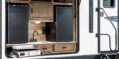 2024 Venture RV SportTrek ST333VIK Travel Trailer Exterior Kitchen