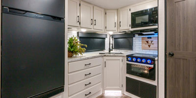 2025 Venture RV SportTrek ST291VRK Travel Trailer Kitchen Angle