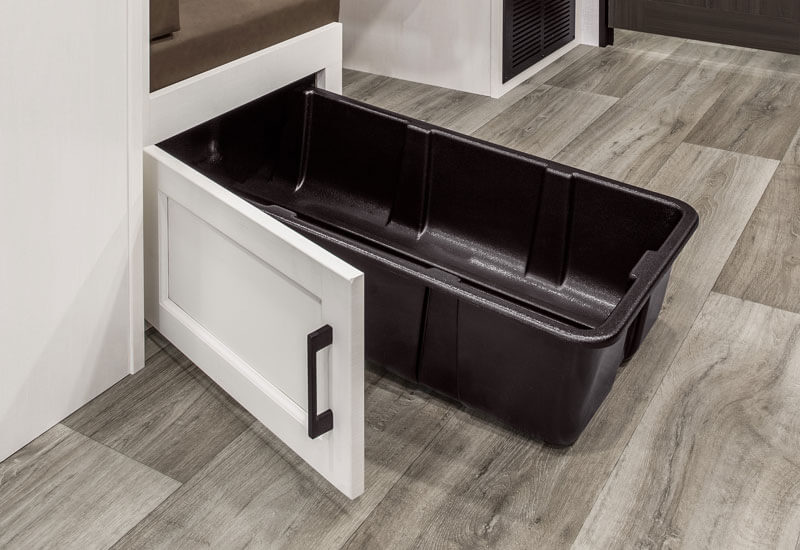 2026 Venture RV SportTrek ST271VRB Travel Trailer Dinette Storage Tubs