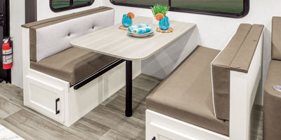 2026 Venture RV SportTrek ST327VIK Travel Trailer Kitchen Dinette 1