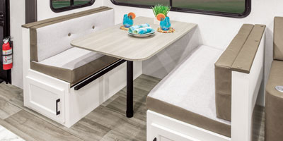 2026 Venture RV SportTrek ST327VIK Travel Trailer Kitchen Dinette 2