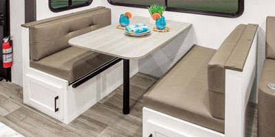 2026 Venture RV SportTrek ST327VIK Travel Trailer Kitchen Dinette 3
