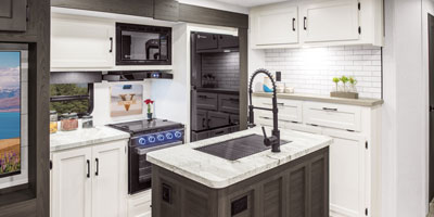 2026 Venture RV SportTrek ST327VIK Travel Trailer Kitchen