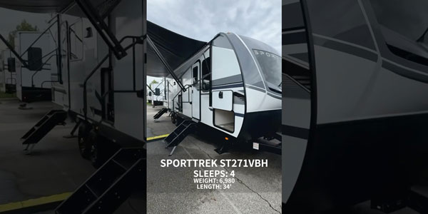 2026 Venture RV SportTrek ST271VBH Travel Trailer Quick Tour Video