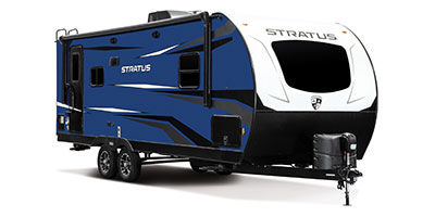 2023 Venture RV Stratus SR231VRB Travel Exterior Front 3-4 Door Side