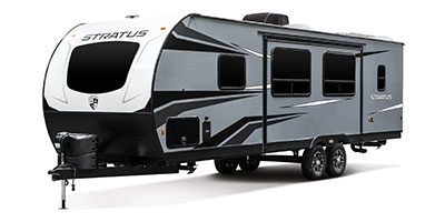 2023 Venture RV Stratus SR261VRB Travel Exterior Front 3-4 Off Door Side