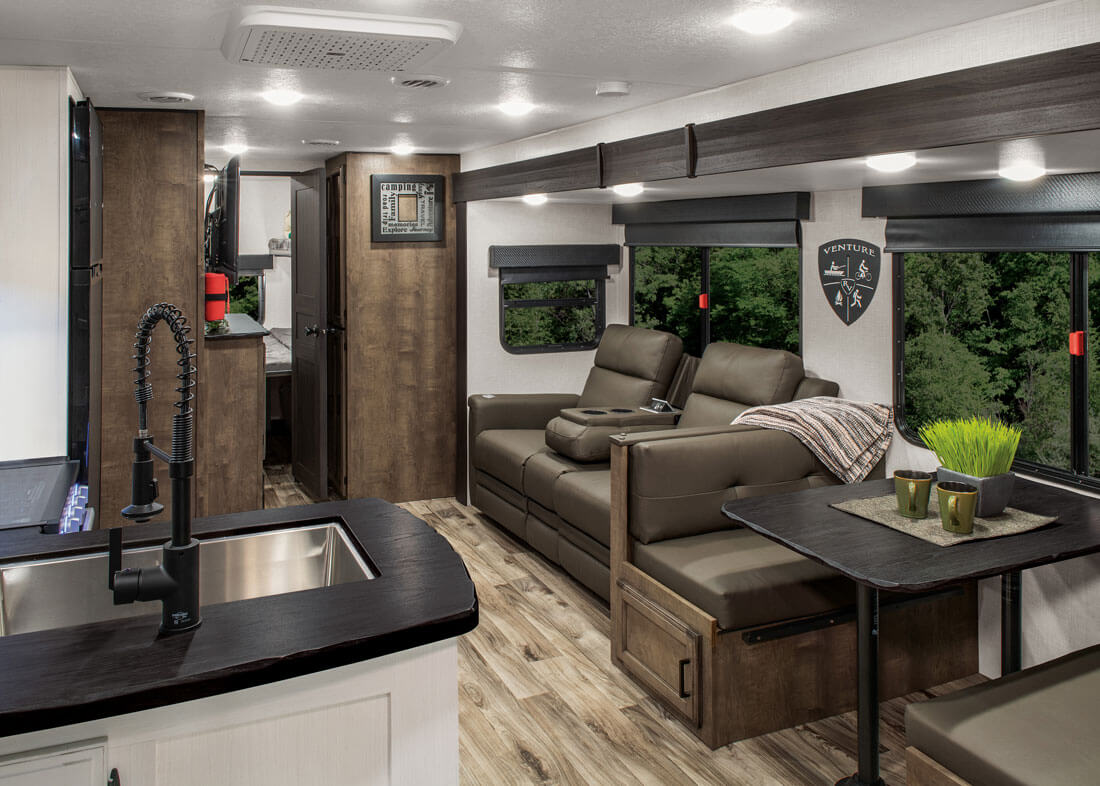 2024 Venture RV Stratus SR291VQB Travel Trailer Living Room