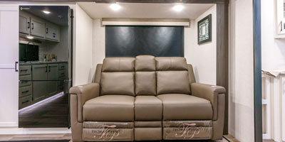 2025 Venture RV Stratus SR241VRK Travel Trailer Sofa Slide