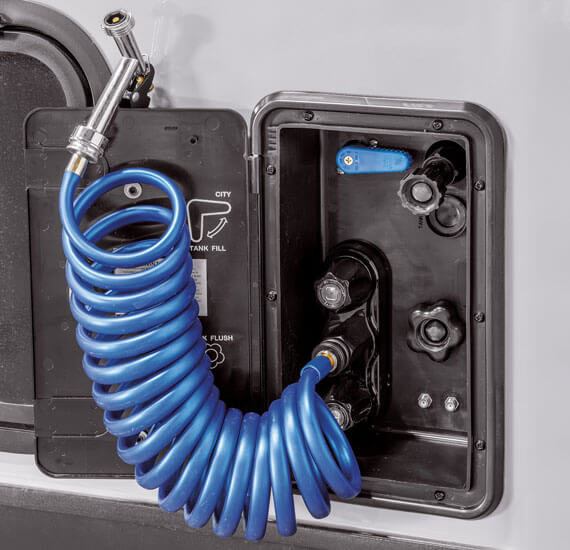 2026 Venture RV Stratus SR282VFD Travel Trailer Exterior Docking Station