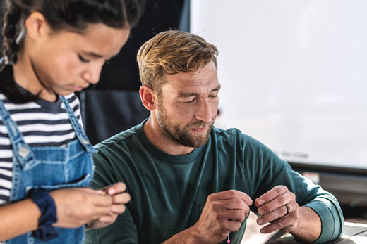 Venture RV Stratus Ultra Lite Travel Trailer at Campsite