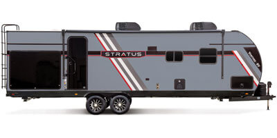 2026 Venture RV Stratus SR261VRB Travel Trailer Exterior Side Profile Aztec Grey