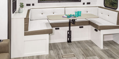 2026 Venture RV Stratus SR282VFD Travel Trailer Dinette 1
